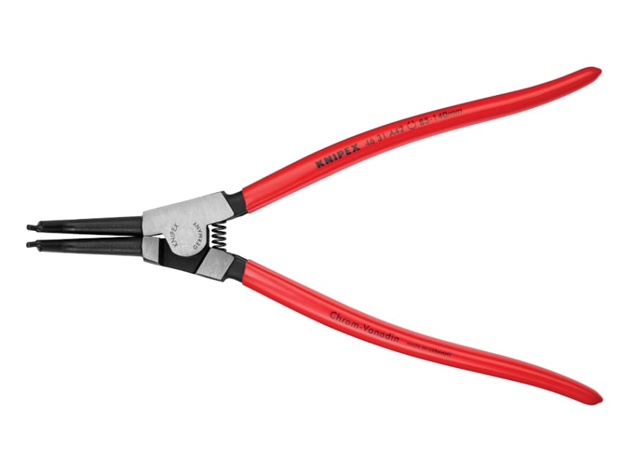 Knipex 4631A42 Circlip Pliers External 45° Bent Tip 85-140mm
