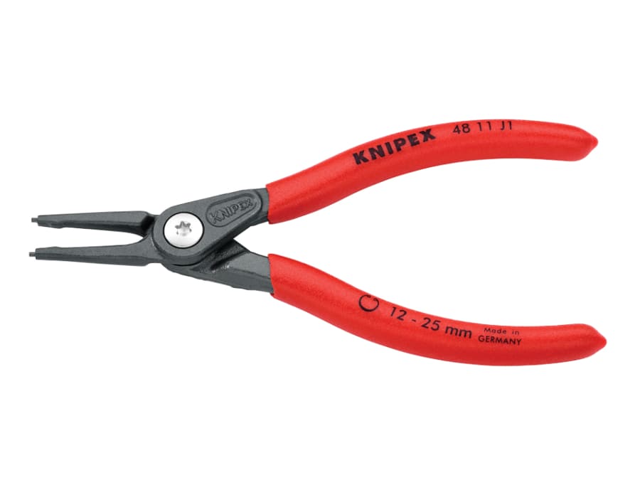 Knipex 4811J1SB Precision Circlip Pliers Internal Straight 12-25mm