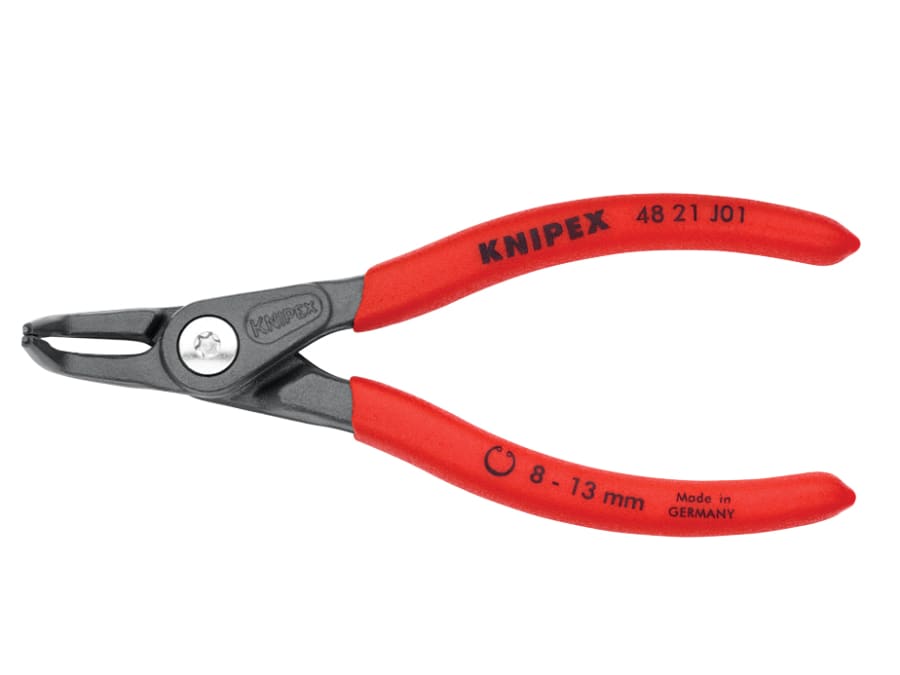 Knipex 4821J01SB Precision Circlip Pliers Internal 90° Bent 8-13mm