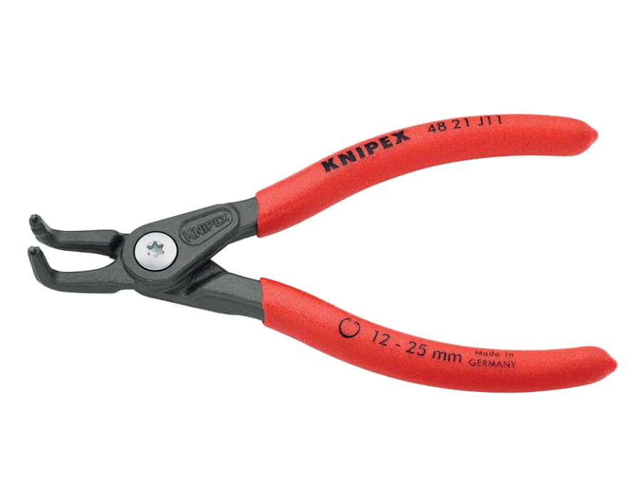 Knipex 4821J11 Precision Circlip Pliers Internal 90° Bent 12-25mm