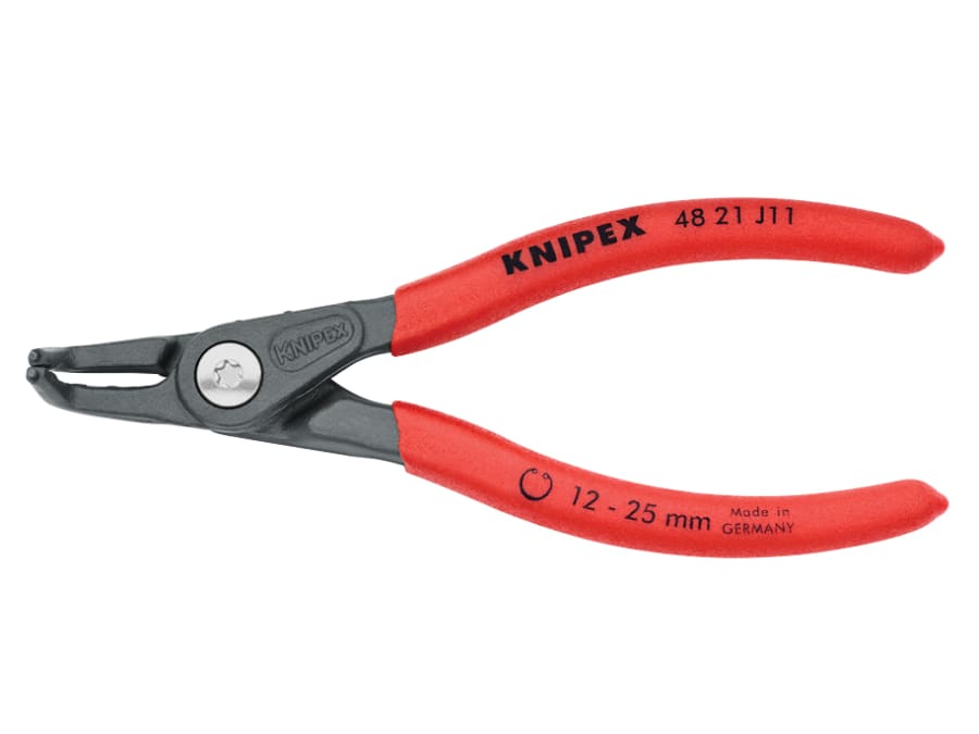 Knipex 4821J11 Precision Circlip Pliers Internal 90° Bent 12-25mm