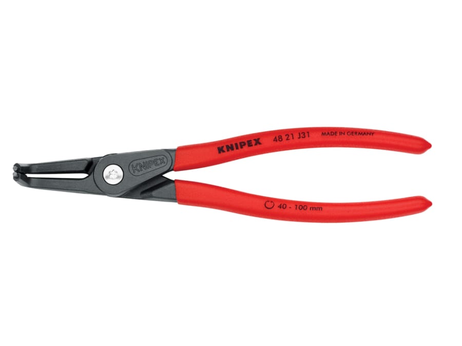 Knipex 4821J31 Precision Circlip Pliers Internal 90° Bent 40-100mm