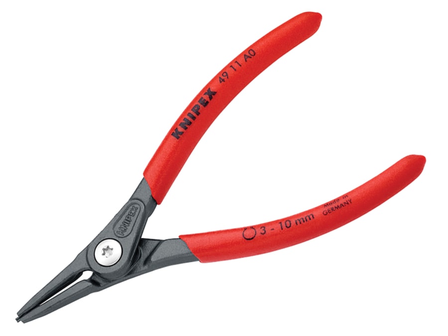 Knipex 4911A0SB 3-10mm External Straight Precision Circlip Pliers