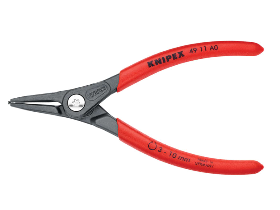 Knipex 4911A0SB 3-10mm External Straight Precision Circlip Pliers