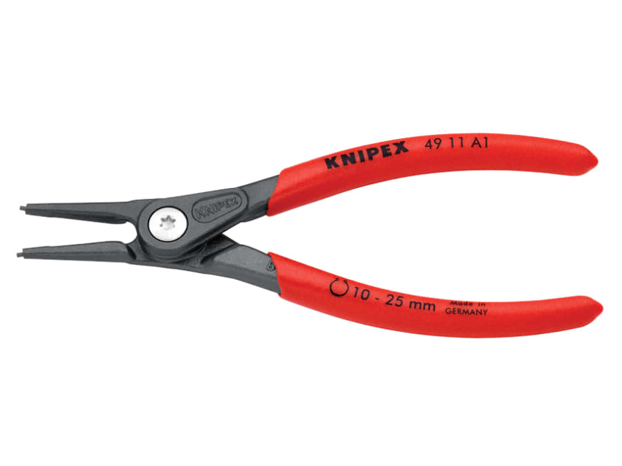 Knipex 4911A1SB Precision Circlip Pliers External Straight 10-25mm