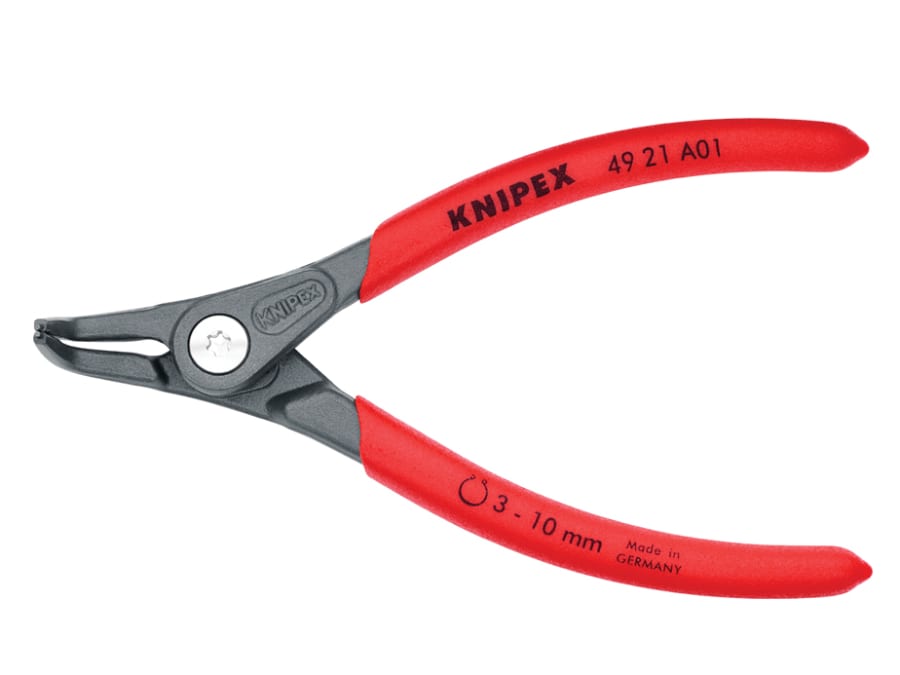 Knipex 4921A01SB External Circlip Pliers 90° 3-10mm