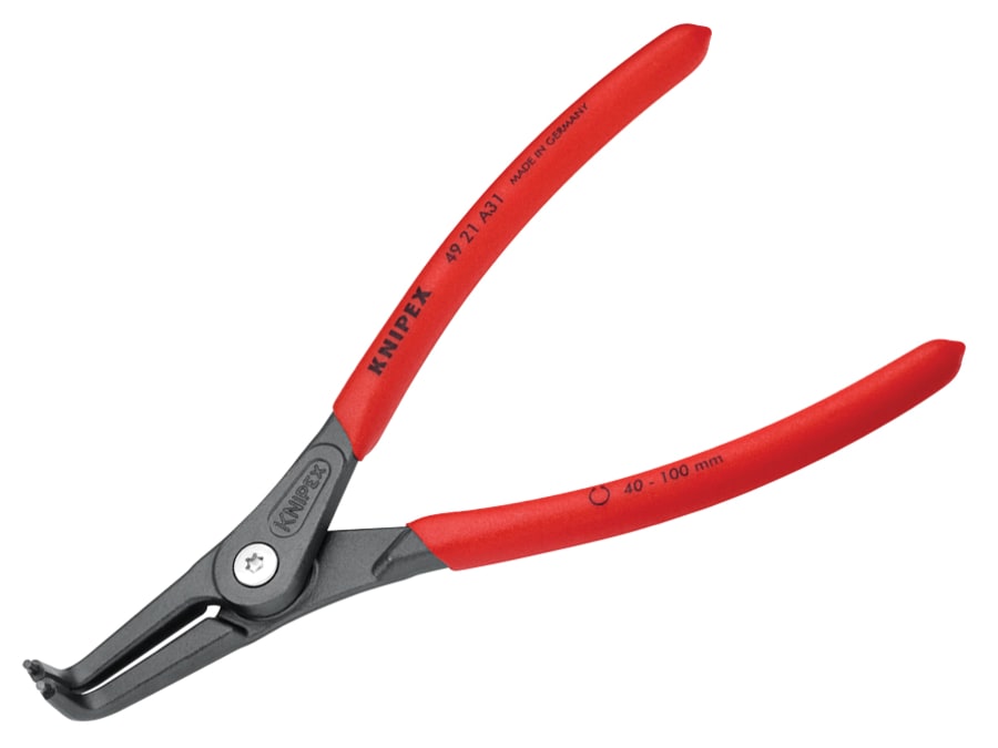 Knipex 4921A31 Precision Circlip Pliers External 90° 40-100mm