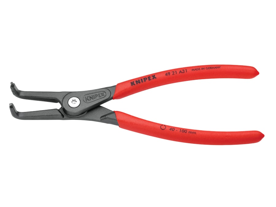 Knipex 4921A31 Precision Circlip Pliers External 90° 40-100mm