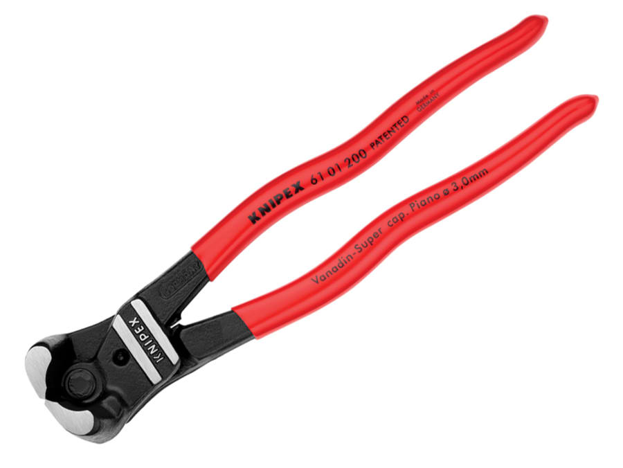 Knipex 6101200SB 200mm Bolt End Cutting Nipper with PVC Grip