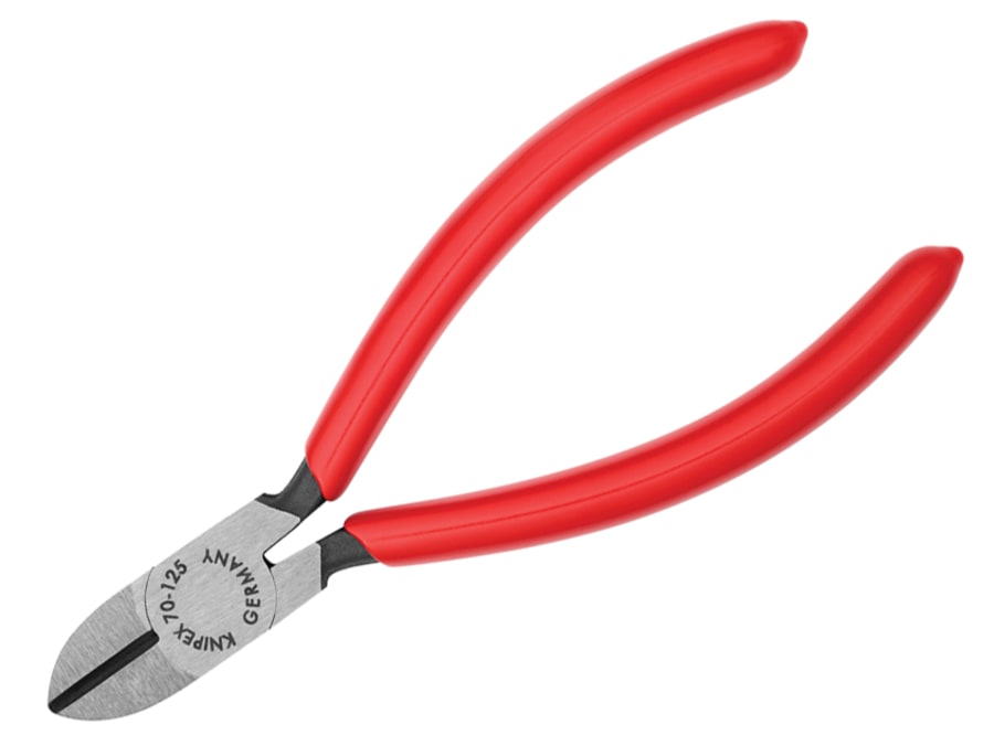 Knipex 7001125SB 125mm Diagonal Cutters with Plastic Coated Grip