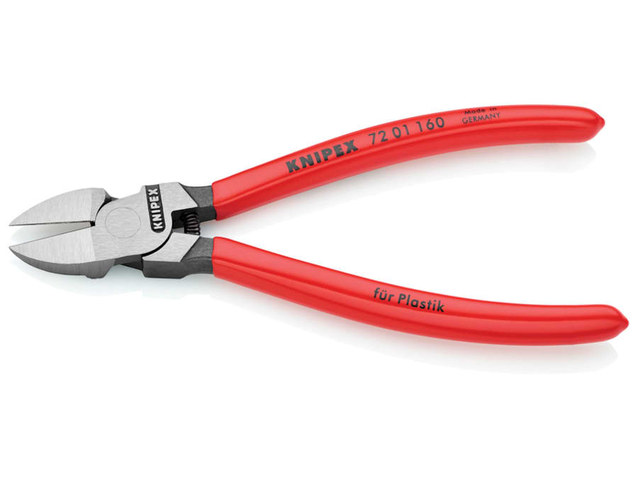 Knipex 7201160SB 160mm Diagonal Cutters for Plastics