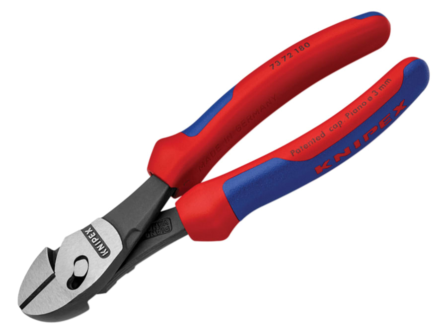 Knipex 7372180BK TwinForce Diagonal Cutters 180mm