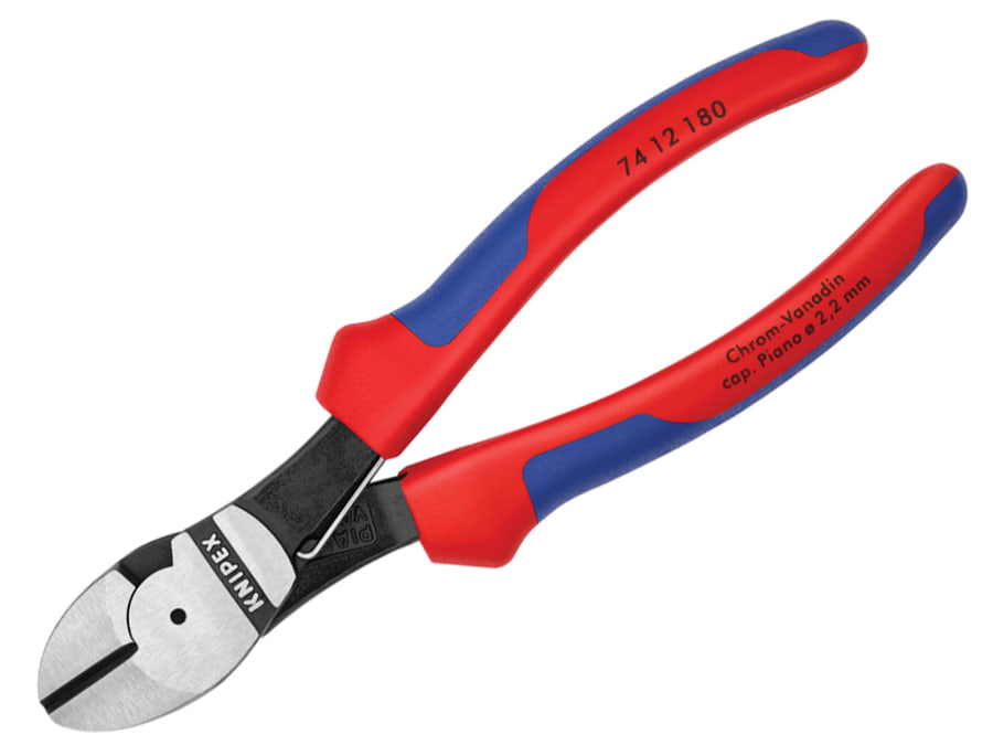 Knipex 7412180SB High Leverage Diagonal Cutters 180mm