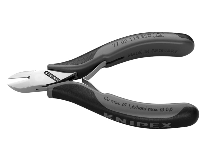 Knipex 7702115ESD 115mm Electronics Diagonal Cutters