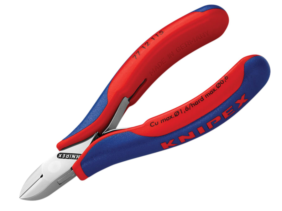 Knipex 7712115 115mm Electronics Diagonal Cutter with Lead Catcher