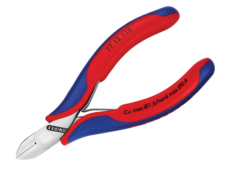 Knipex 7712115 115mm Electronics Diagonal Cutter with Lead Catcher