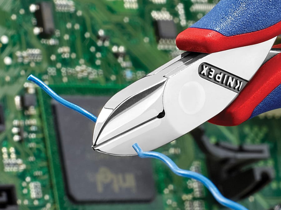 Knipex 7712115 115mm Electronics Diagonal Cutter with Lead Catcher