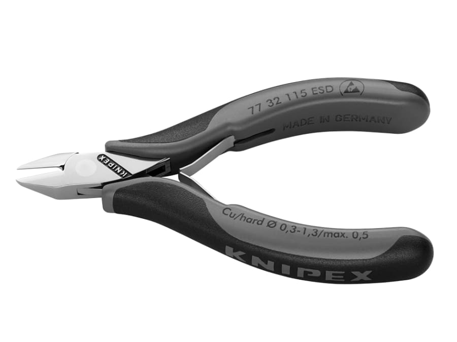 Knipex 7732115ESD 115mm Electronics Diagonal Cutters