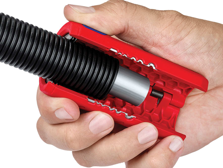 Knipex 902202SB TwistCut Corrugated Pipe Cutter 100mm