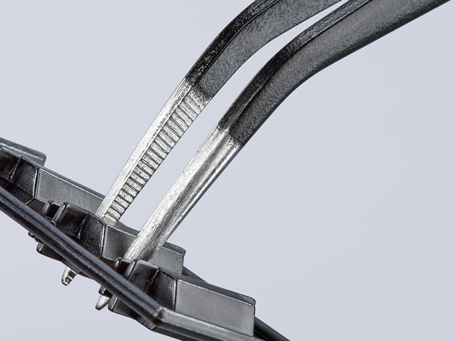 Knipex 923437 155mm Universal Bent Nose Tweezers