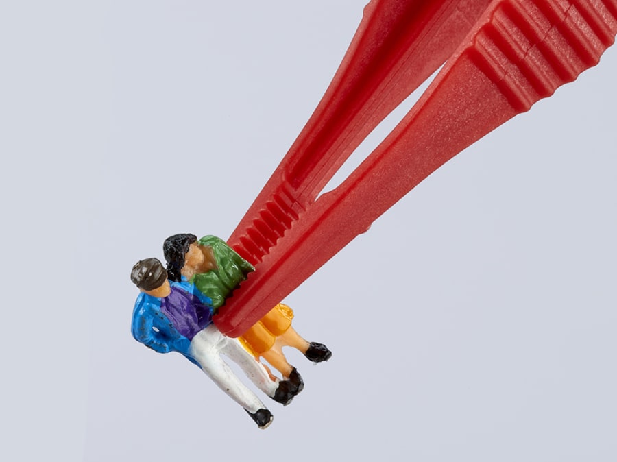 Knipex 926984 129mm Plastic Precision Tweezers