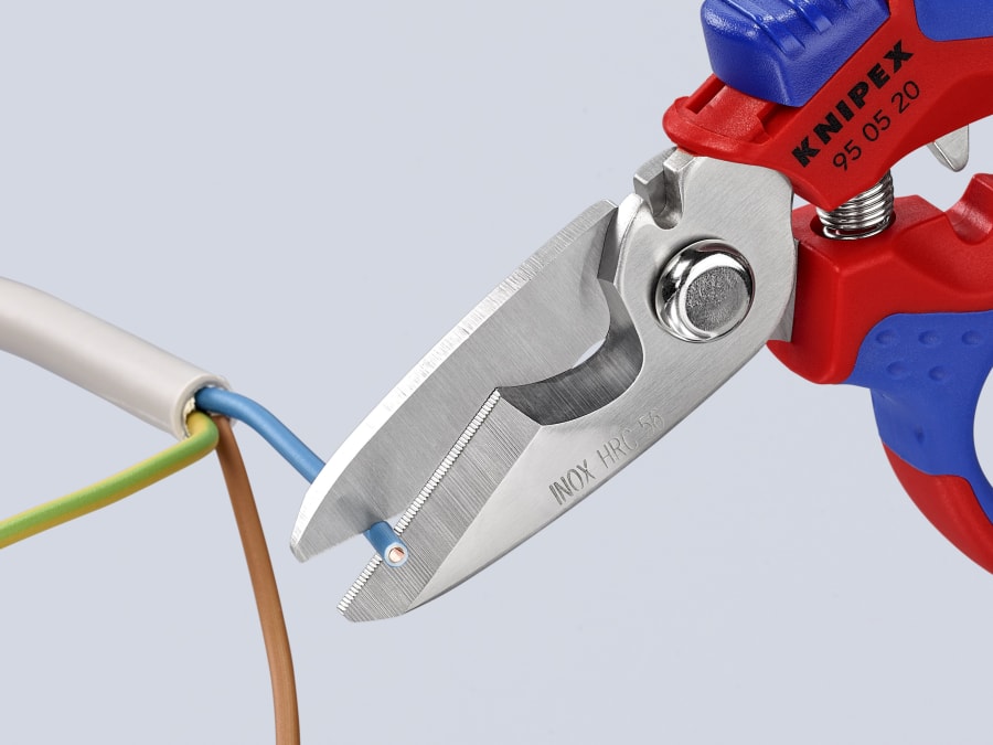 Knipex 950520SB 160mm Angled Electricians' Shears