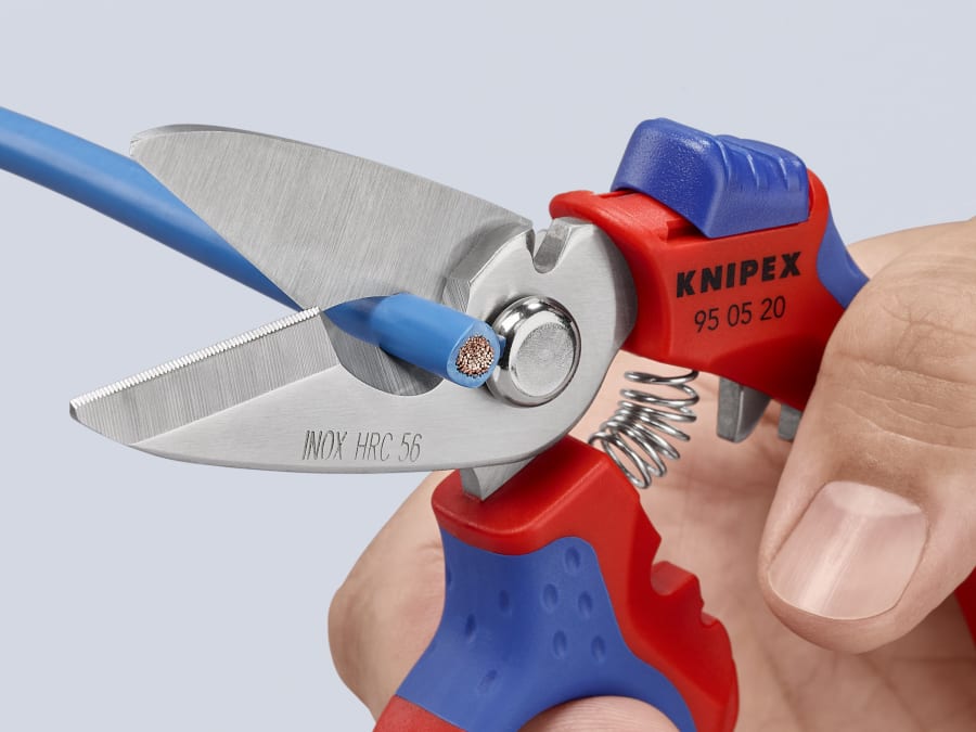 Knipex 950520SB 160mm Angled Electricians' Shears