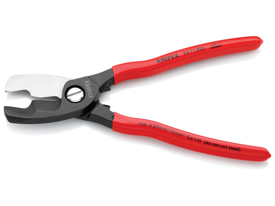 Knipex 9511200SB 200mm Cable Shears with Twin Cutting Edge