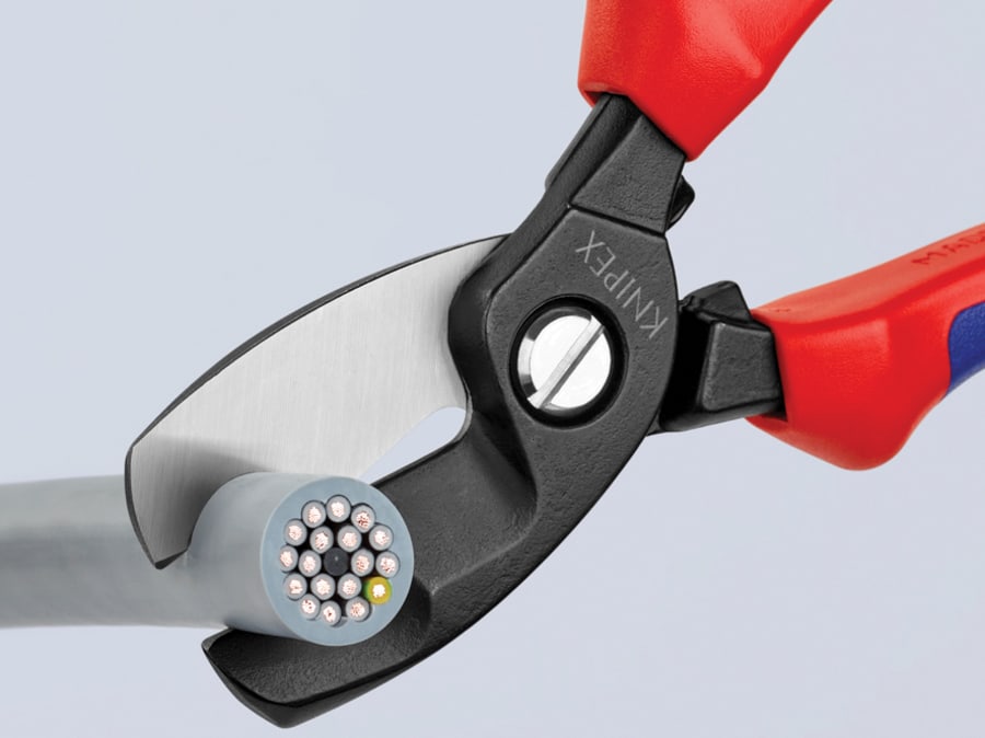 Knipex 9512200 200mm Cable Shears with Twin Cutting Edge