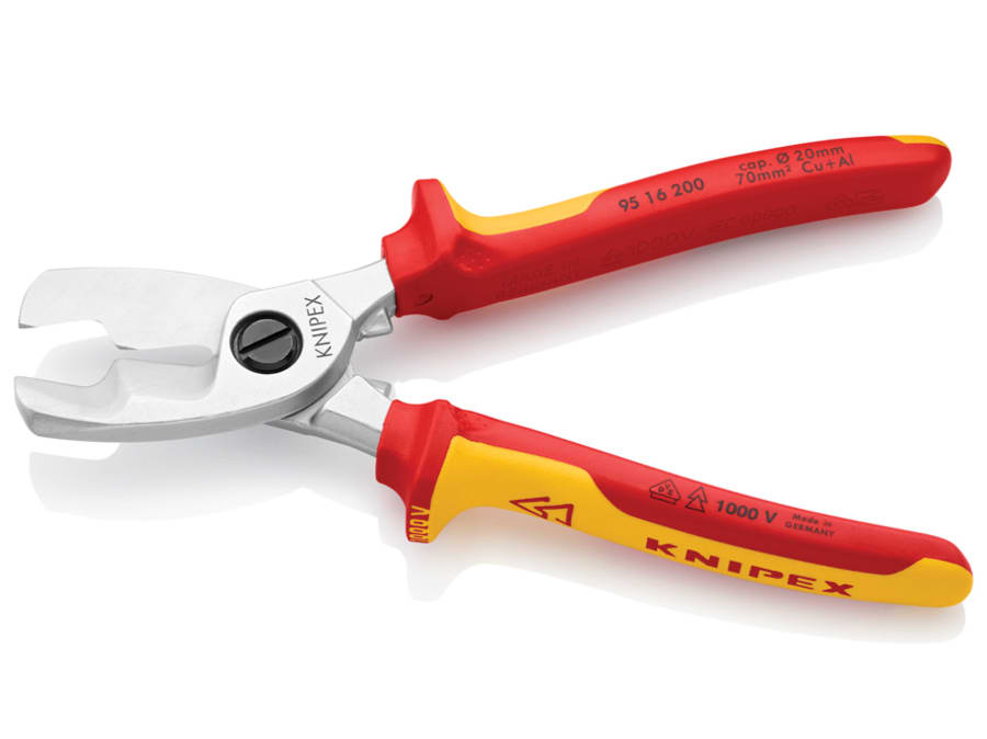 Knipex 9516200SB VDE Cable Shears 200mm