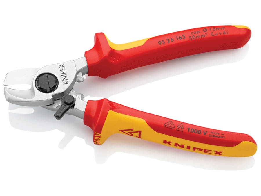 Knipex 9526165SB VDE Cable Shears 165mm