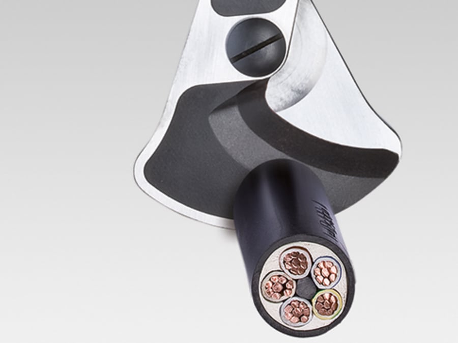 Knipex 9532038 Ratchet Cable Cutters with Telescopic Handles