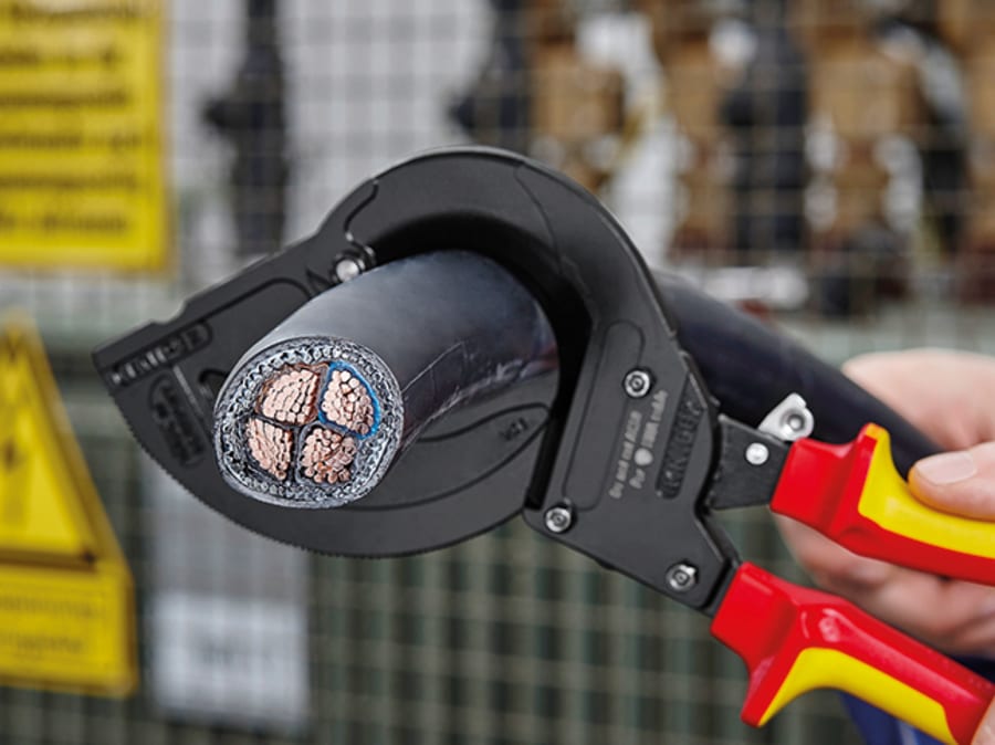 Knipex 9536315A 315mm VDE Ratchet Action Cable Cutter