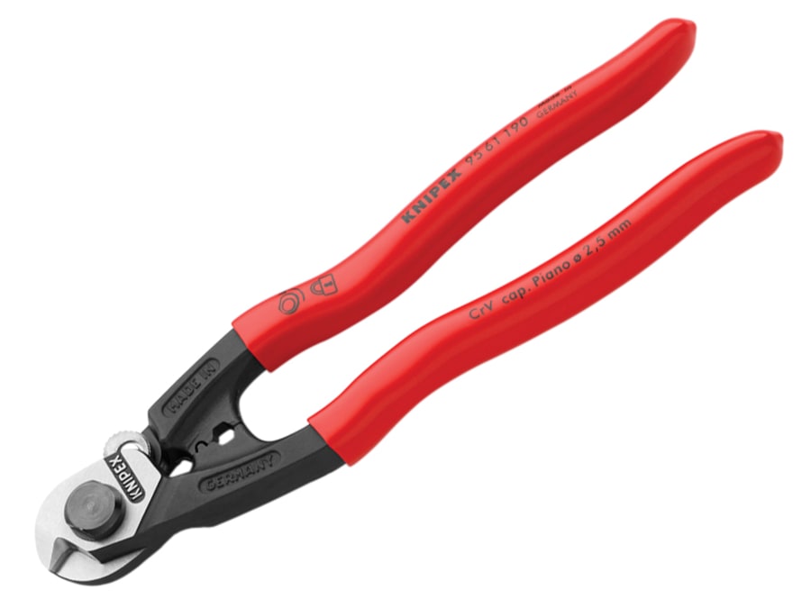 Knipex 9561190SB 190mm Wire Rope/Bowden Cable Cutter
