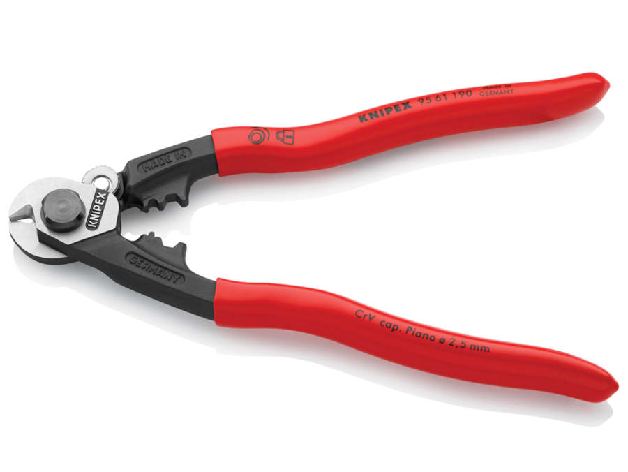 Knipex 9561190SB 190mm Wire Rope/Bowden Cable Cutter