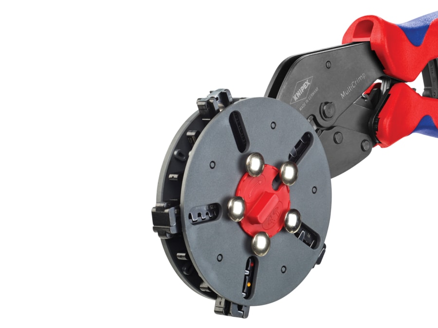 Knipex 973302 MultiCrimp Crimping Pliers with 5 Cartridges