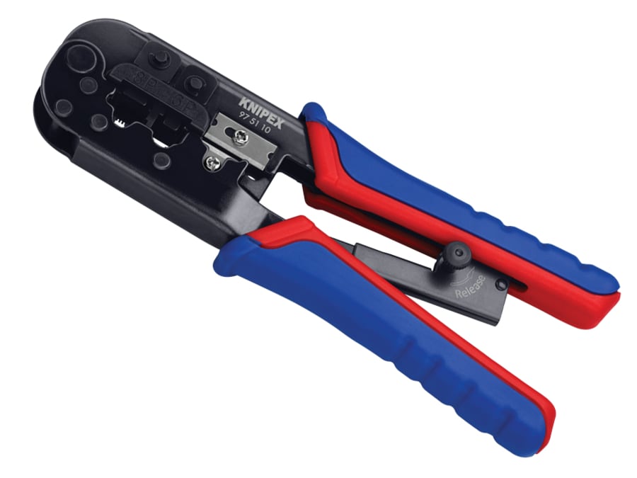 Knipex 975110SB Crimping Pliers for Western Plugs