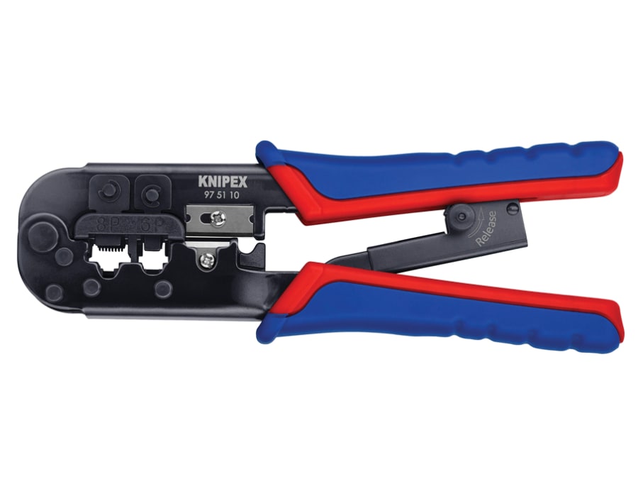 Knipex 975110SB Crimping Pliers for Western Plugs