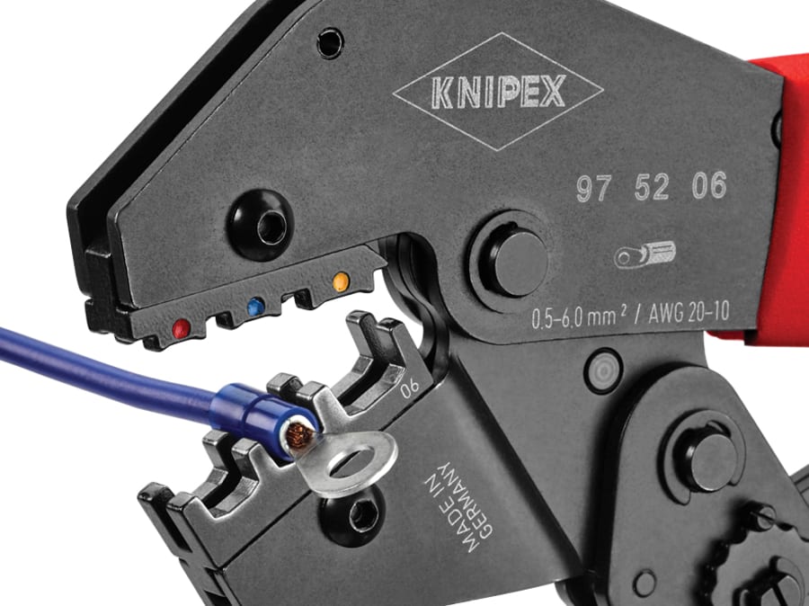 Knipex 975206SB Crimping Pliers for Insulated Terminals