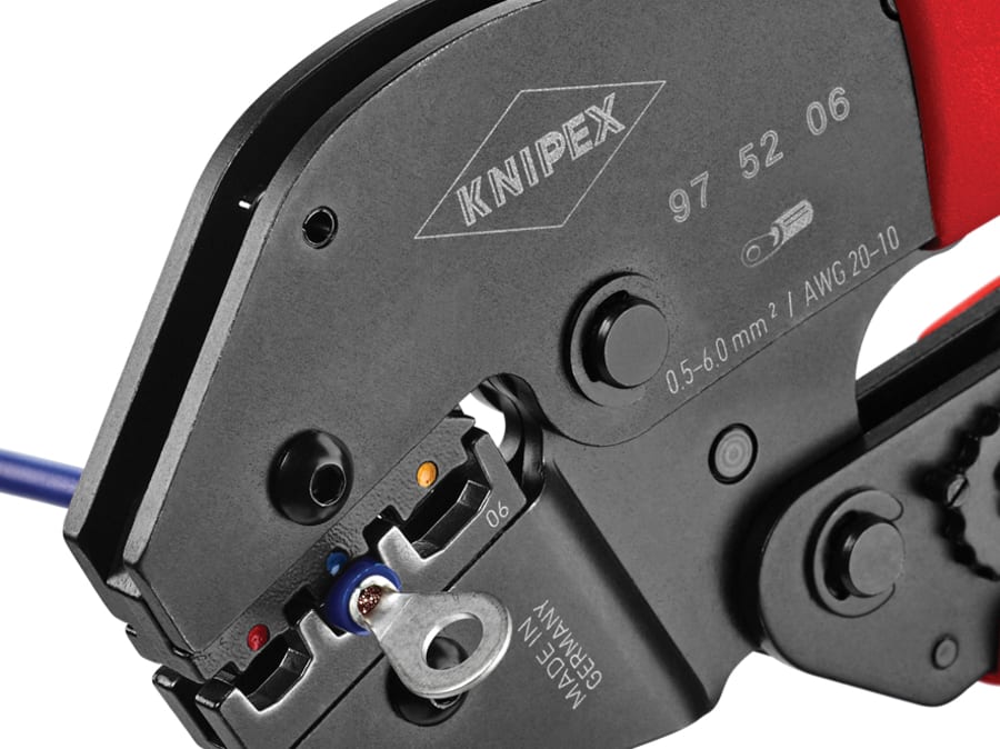 Knipex 975206SB Crimping Pliers for Insulated Terminals