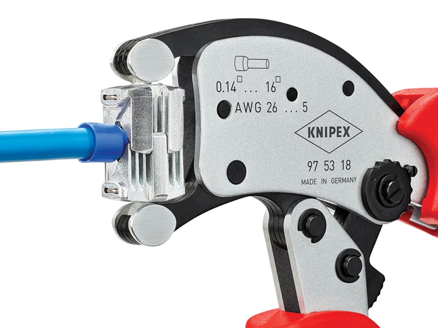 Knipex 975318SB Self-Adjusting Crimping Pliers 200mm