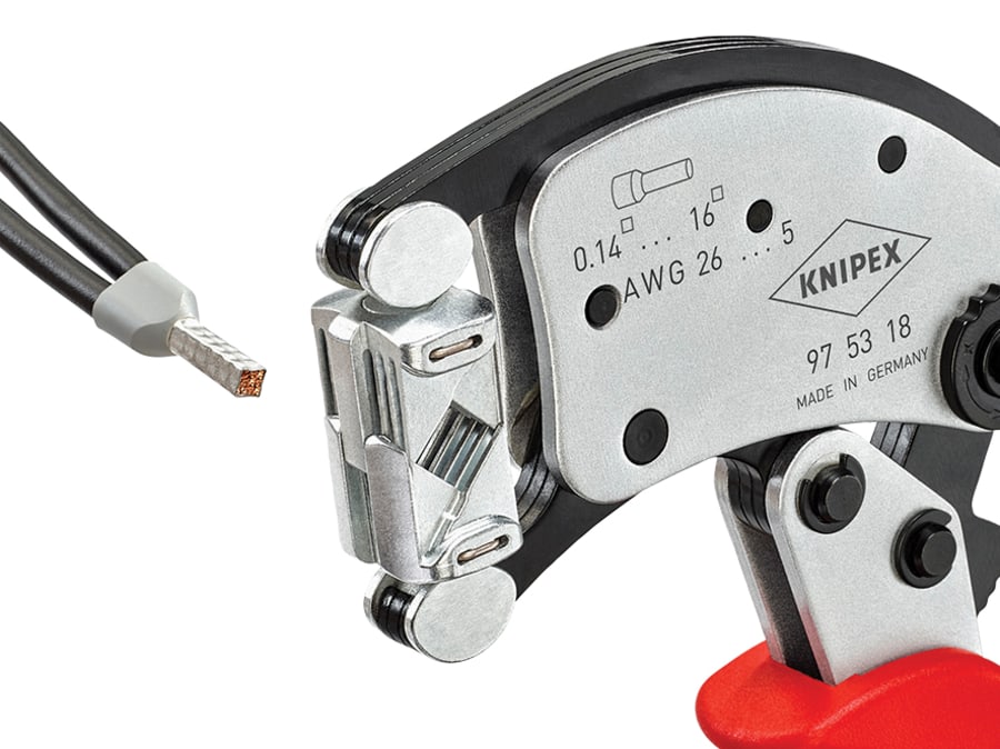 Knipex 975318SB Self-Adjusting Crimping Pliers 200mm