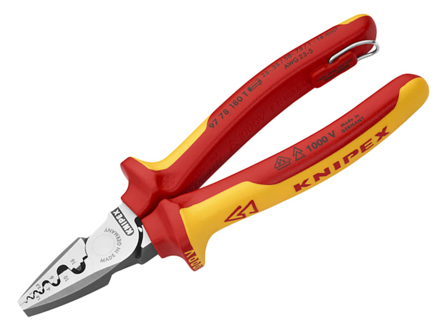 Knipex 9778180T VDE Crimping Pliers 180mm