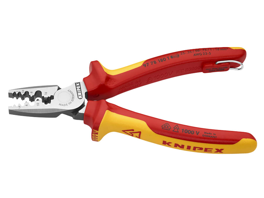 Knipex 9778180T VDE Crimping Pliers 180mm