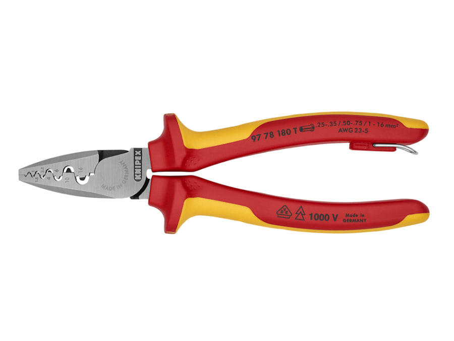 Knipex 9778180T VDE Crimping Pliers 180mm