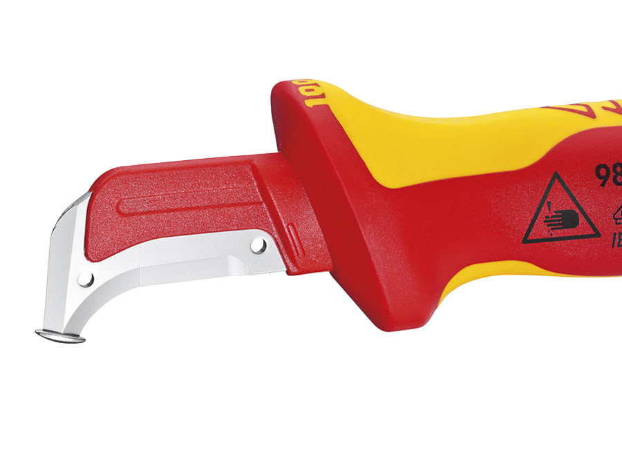 Knipex 9855 VDE Stripping Knife 180mm