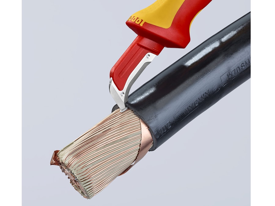 Knipex 9855 VDE Stripping Knife 180mm