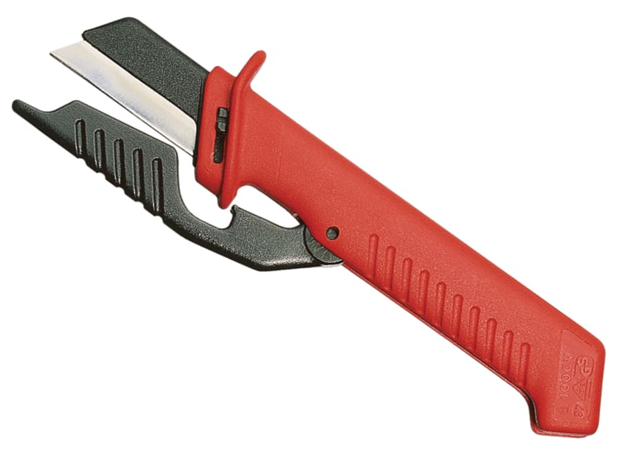 Knipex 9856SB Cable Knife with Hinged Blade Guard