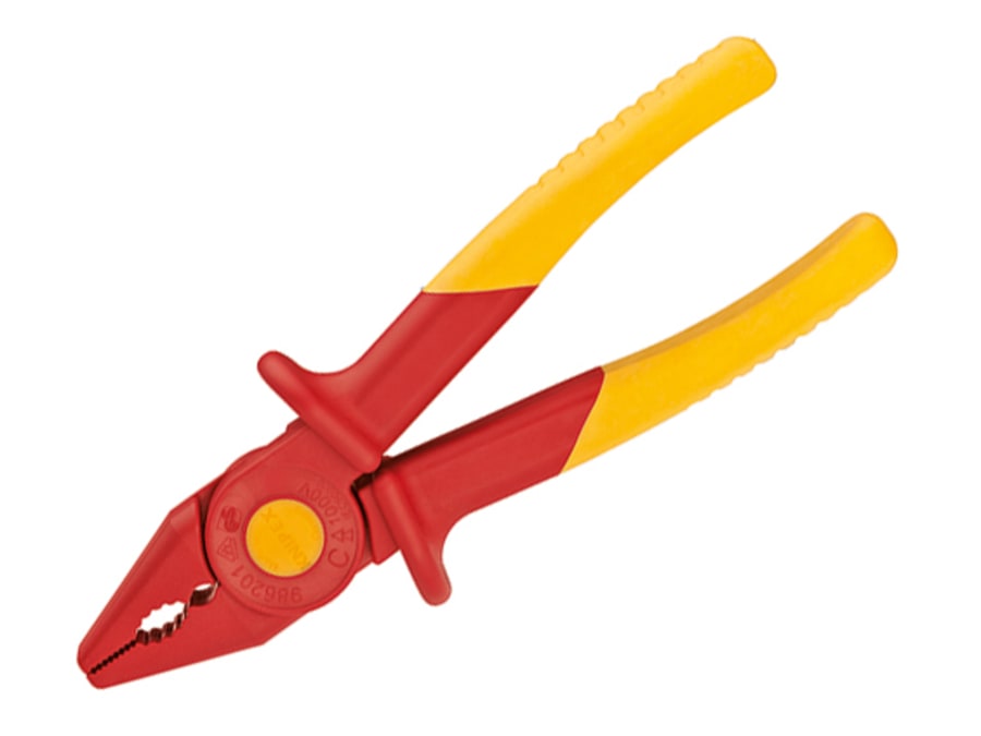 Knipex 986201 180mm Flat Nose Plastic Insulated Pliers