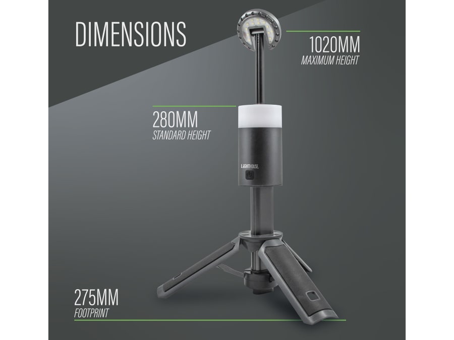 Lighthouse HLWL2199 Adventure Series Tripod Light